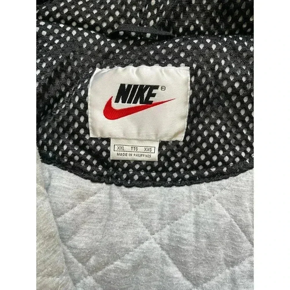 Rare Vintage 90s Nike Men's Heavyweight Windbreaker Big Swoosh Blue XXL